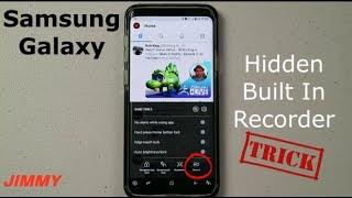 Samsungs Built In Screen Recorder Trick