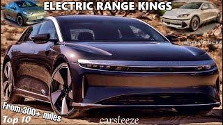 The Best Electric Cars for Range 2024