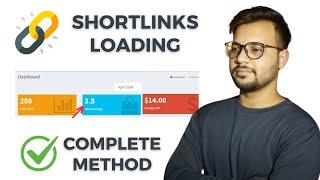 URL Shortener Trick 2024  Link Shortener Self Click Method  Short Link Loading Method