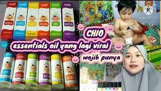 CHIO ESSENTIAL OIL SI MUNGIL YANG KAYA MANFAAT  ESSENTIALS OIL ANAK VIRAL