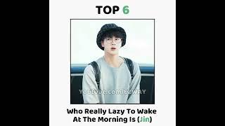 BTS Members That Really LAZY To Wake Up At The Morning 