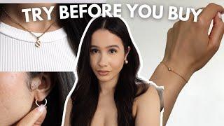 the BEST way to buy jewelry  try on haul Talisa Jewelry