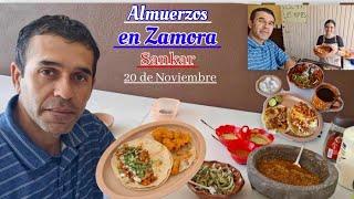 Probando los muy buenos Almuerzos en la 20 de Noviembre de Zamora se llama Sankar para cuando gusten