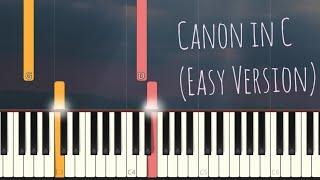 Canon in C  Simple Piano Pop Songs Synthesia Tutorial