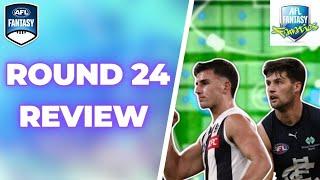 Round 24 & Season Recap and Takeaways  AFL Fantasy 2024