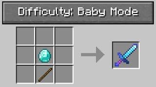 I beat Minecraft on baby mode difficulty...