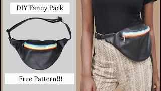 DIY Fanny Pack  How to make Fanny Pack  Free Pattern  DIY Bum Bag