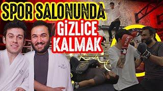 GECE GİZLİCE SPOR SALONUNDA KALMAK ft. @muratabigf