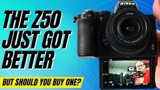 Nikon Z50 big update from Nikon - but should you buy one in 2023?