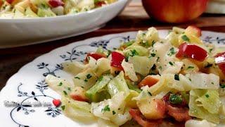 Cabbage with Apples and Bacon  Perfect Side Dish ️
