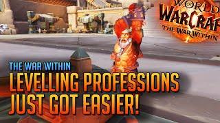 They FIXED Profession Leveling - The War Within Goldmaking