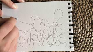 Drawing as a fun and quick mindfulness exercise