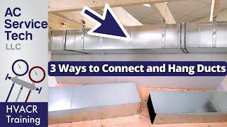 HVAC Sheet Metal Basics 3 Methods For Hanging Duct