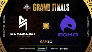 MPL PH S11 - GRAND FINALS - BLCK vs ECHO - GAME 1