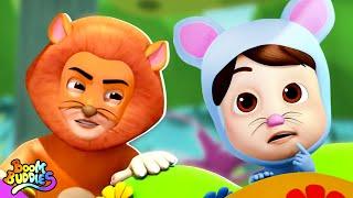 Story of Lion And The Mouse Kids Cartoons + More Rhymes & Baby Songs