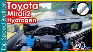 Toyota Mirai 2 Hydrogen  Wasserstoff 2022 AUTOBAHN POV TOP SPEED 
