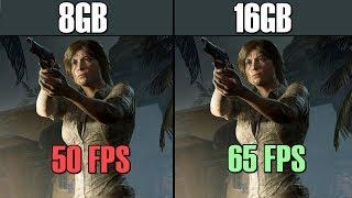 8GB vs 16GB RAM  Single Channel vs Dual Channel  Test in 7 GAMES