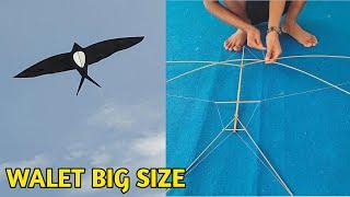 Cara Membuat Layangan Burung Walet Big Size