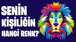 SENİN KİŞİLİĞİN HANGİ RENK? Testi Tamamla Karakterine Uygun Rengi Keşfet  Eğlenceli Kişilik Testi