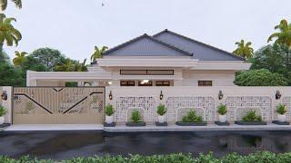 Desain Rumah 10x15 m dengan 3 Kamar Tidur  Owner  Badia Parulian - Tanjungpandan-Belitung
