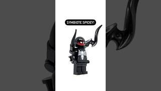 How To Make A LEGO Symbiote Spider-Man Minifigure from Spider-Man 2 #shorts