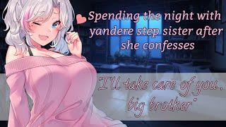 ASMR ROLEPLAY F4M Spending the night with your yandere step sister after she confesses