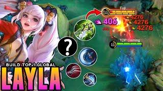 100% UNSTOPPABLE This Build for Lalya is Unstoppable - Build Top Global Layla 2024 - Mlbb