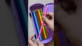 Filling 90s pencil case  Stationery haul #trending #diy #cartoon #art #sticker #craft #pencilcase