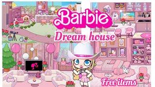 Barbie House FREE items only House built Part 1 Pink House Roleplay House Design makeover