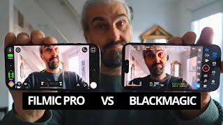 Filmic Pro vs Blackmagic Camera App for iPhone