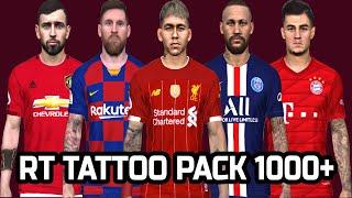 PES 2017  RT Mega Tattoo Pack 2020 AIO 1000+ Tattoo