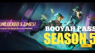 Booyah Pass Season 5 Done  Free Fire  Breaker Gaming