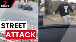 Wild road rage attack at Davoren Park  7 News Australia