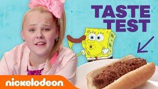 JoJo Siwa Jade Pettyjohn & More in the   Nickelodeon-Inspired Food Taste Test  Part 2  Nick