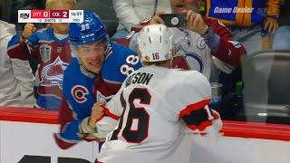 Austin Watson vs Andreas Englund FIGHT Senators @ Avalanche Jan 14 2023