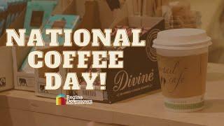 National Coffee Day in Downtown Regina