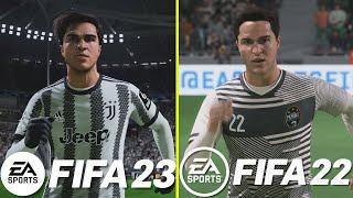FIFA 23 vs FIFA 22 Early Graphics Comparison