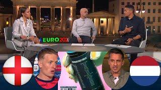 England vs Netherlands Euro Semi-final  Gary Neville And Rio Ferdinand Review - All Reaction