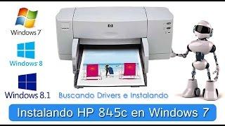 Instalando impresora  hp deskjet 845c en Windows 7