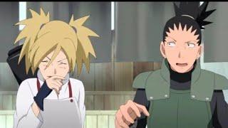 SHIKAMARU E TEMARI LUTAM JUNTOS E SE APAIXONAM