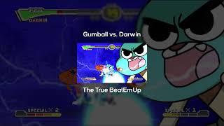 Gumball vs. Darwin - The True BeatEmUp #shorts  #mugen