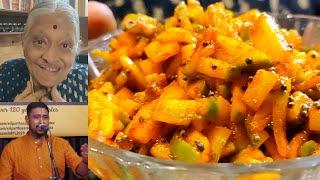 RAW Mango Pickle in 5 Mins  Traditional  மாங்காய் ஊறுகாய்  Fast paced song by Shravan-Shobillu