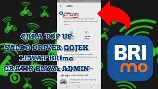 Cara Mengisi Saldo Gopay Driver Gojek lewat BRImo - Gratis Biaya Admin