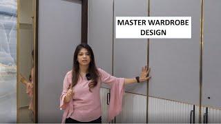 Ep-17  Luxury  Interior Design  Wardrobe Design Inside  Grey Wardrobe Design for Master Bedroom