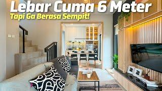 Rumah Lebar 6 Meter Desainnya Pinter Grand Tenjo Residence