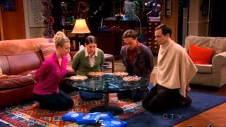 TBBT Game Night -  Wheres Waldo Wrestling Kissing Long Division and Pie Eating