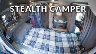 Ultimate Stealth Camper Van Tour  Nissan NV200 Self-Converted Build Walkthrough