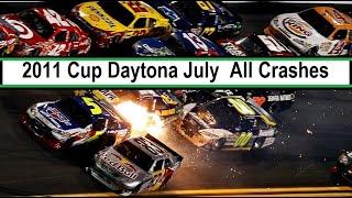 All NASCAR Crashes from the 2011 Coke Zero 400 powered by Coca-Cola