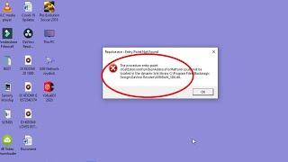 How to fix Entry Point Not Found – Error 0x80004005 error code in Windows 10_8_7 - Tutorial 2020