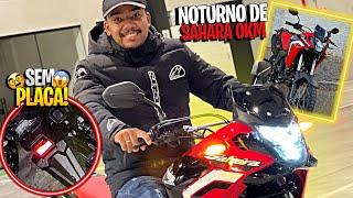 MOTOVLOG NOTURNO NA XRE SAHARA 300 RALLY SEM PLACA